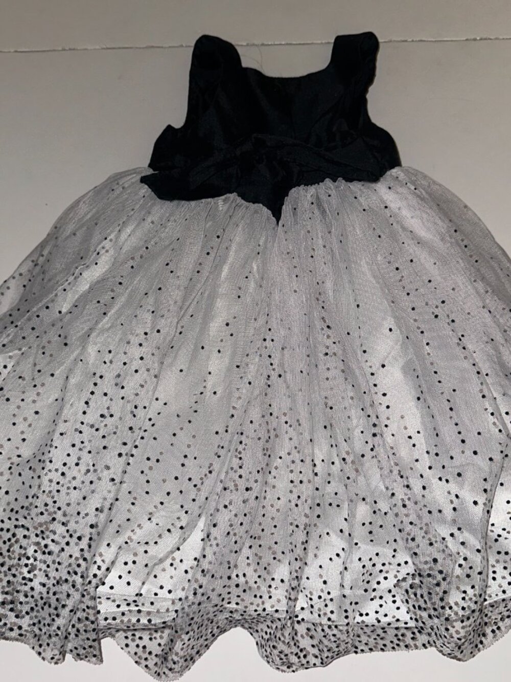 Marmellata Toddler Size 3T Girls Sleeveless Tulle black & white Dress PRETTY! - Picture 3 of 6